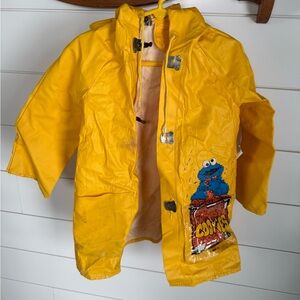 Vintage Cookie Monster rain Jacket